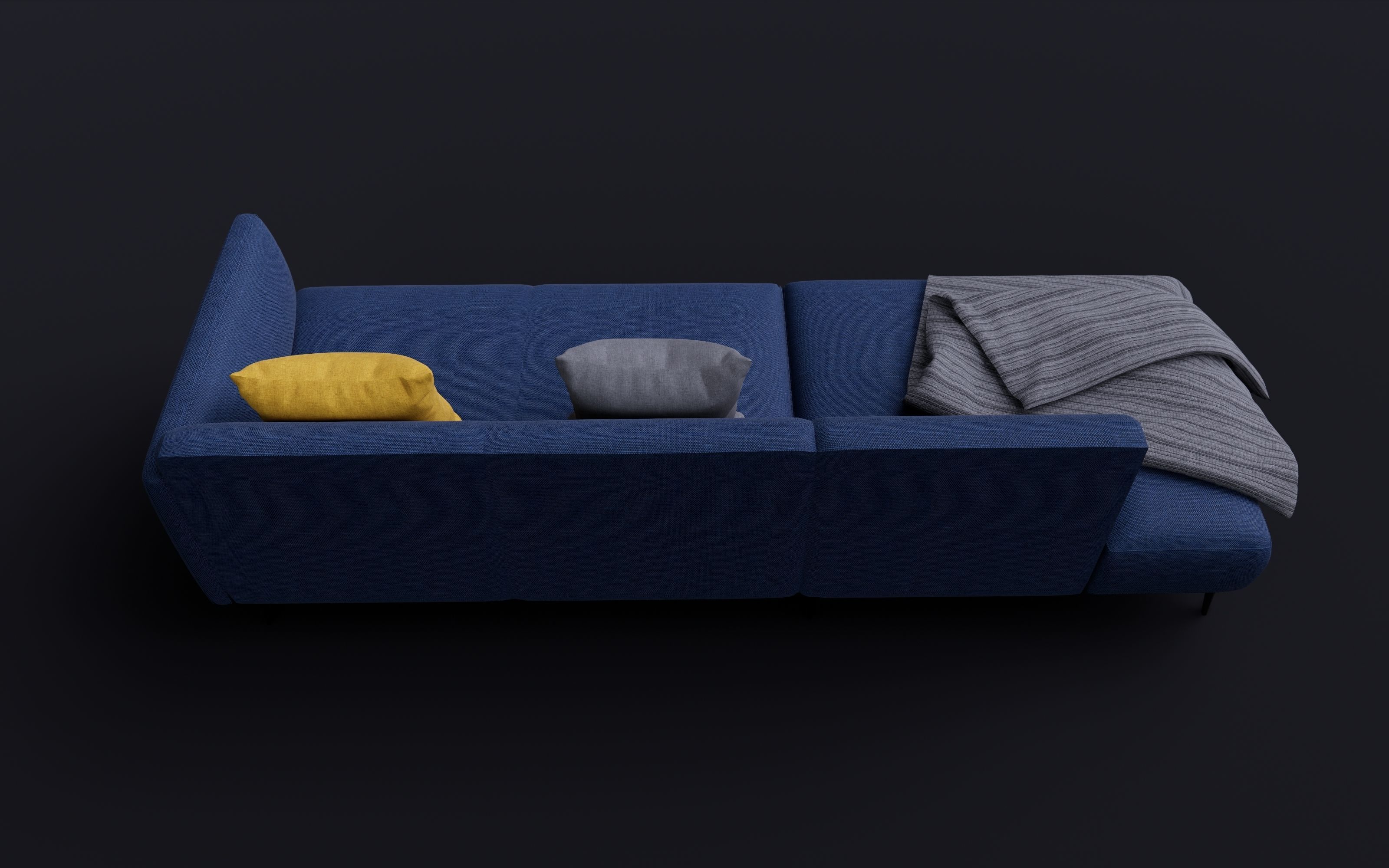 Sofa With Resting - Revit family 3D model_15