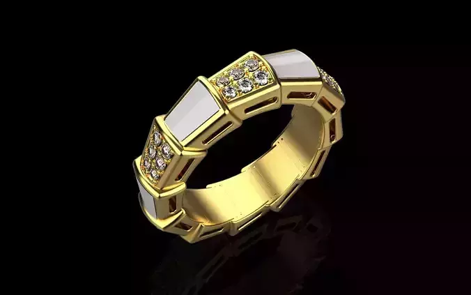 Bvlgary Ring 3d model 