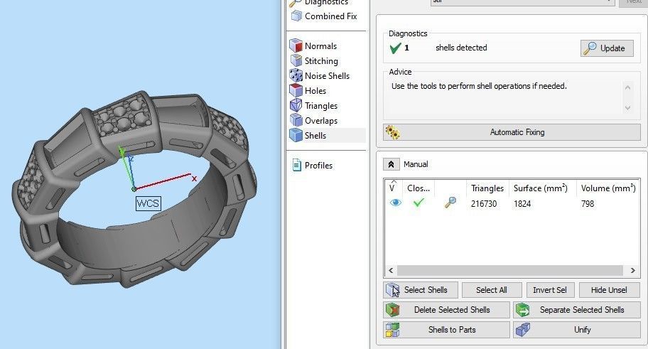 Bvlgary Ring 3d model  3D print model_8