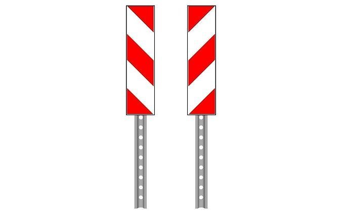 construction ahead 3D model