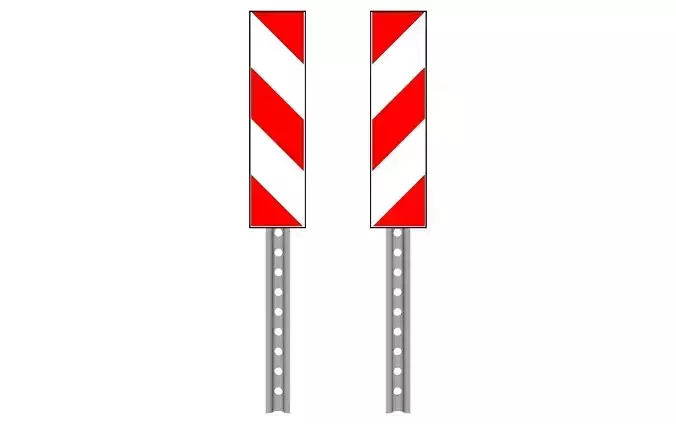 construction ahead 3D model