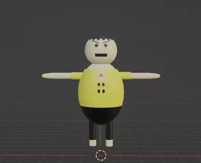 3D Character cartoon 3D model_0