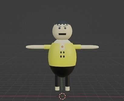 3D Character cartoon 3D model