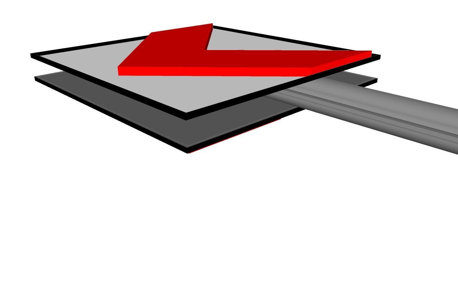 dangerous bend 3D model_1