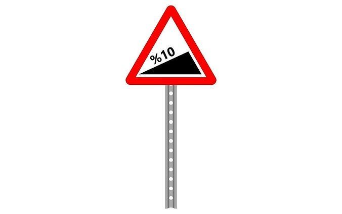 dangerous slope up 3D model