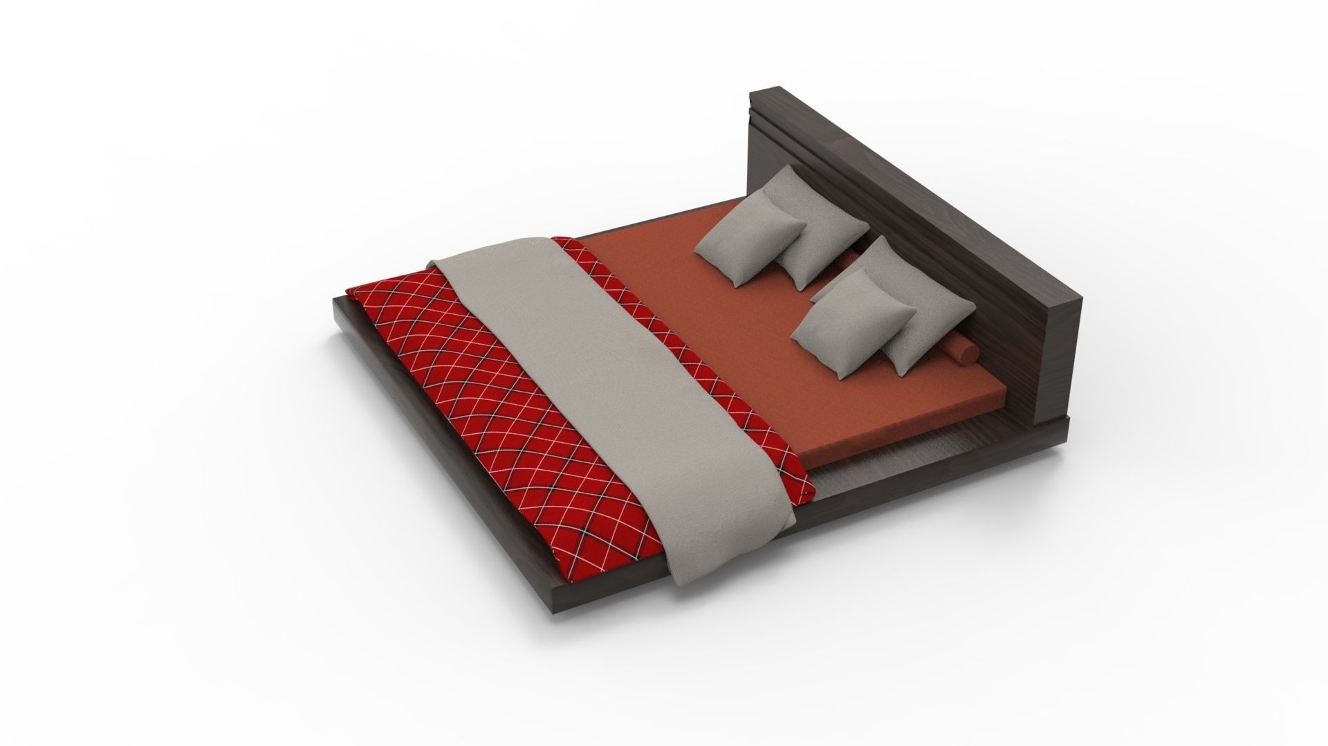 BED MODELS-5 PIECES 3D Model Collection_80