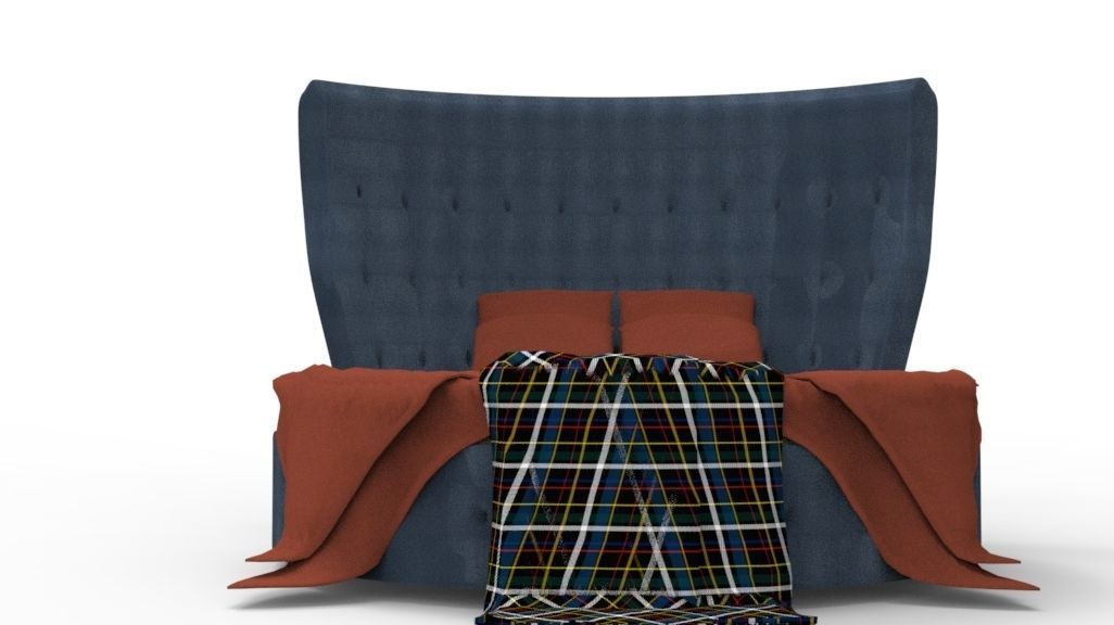 BED MODELS-5 PIECES 3D Model Collection_56