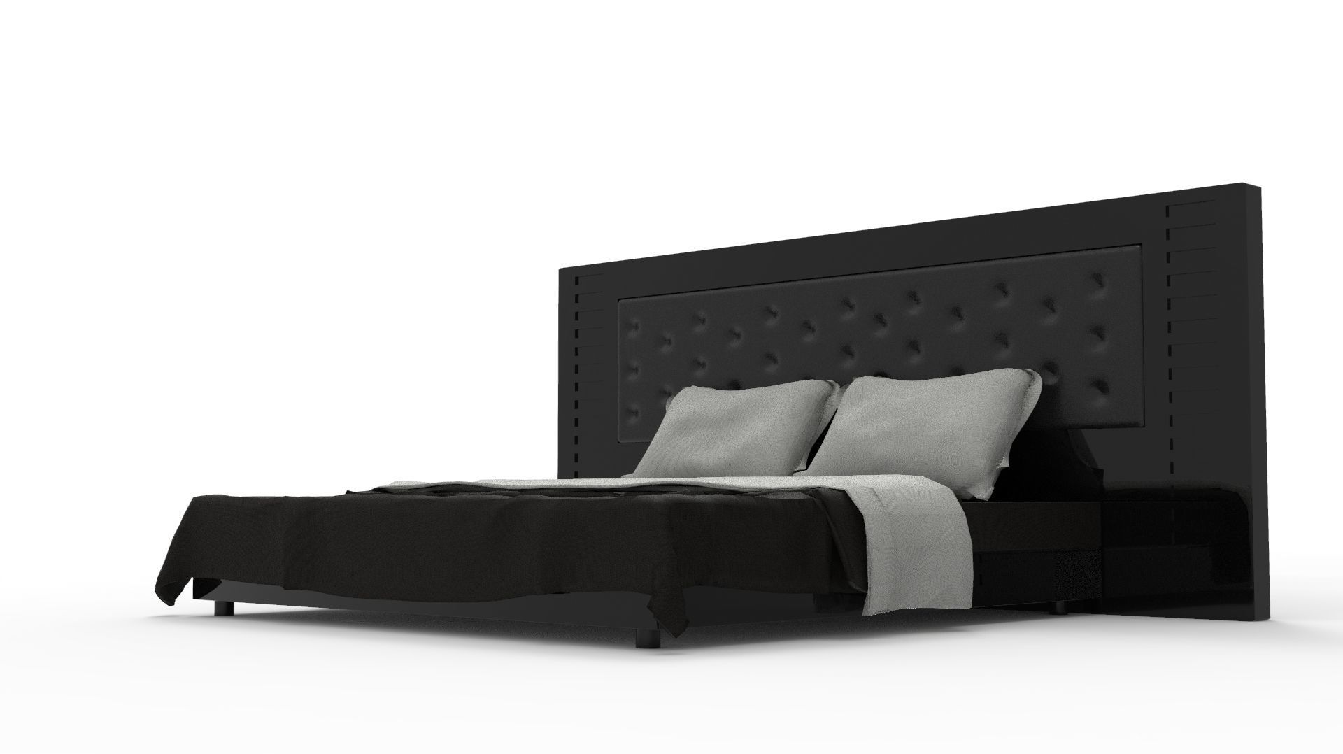 BED MODELS-5 PIECES 3D Model Collection_14