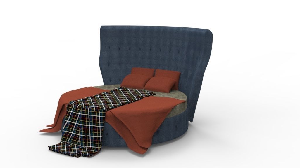 BED MODELS-5 PIECES 3D Model Collection_38