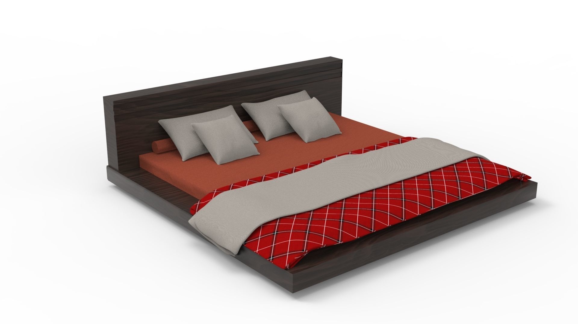 BED MODELS-5 PIECES 3D Model Collection_91