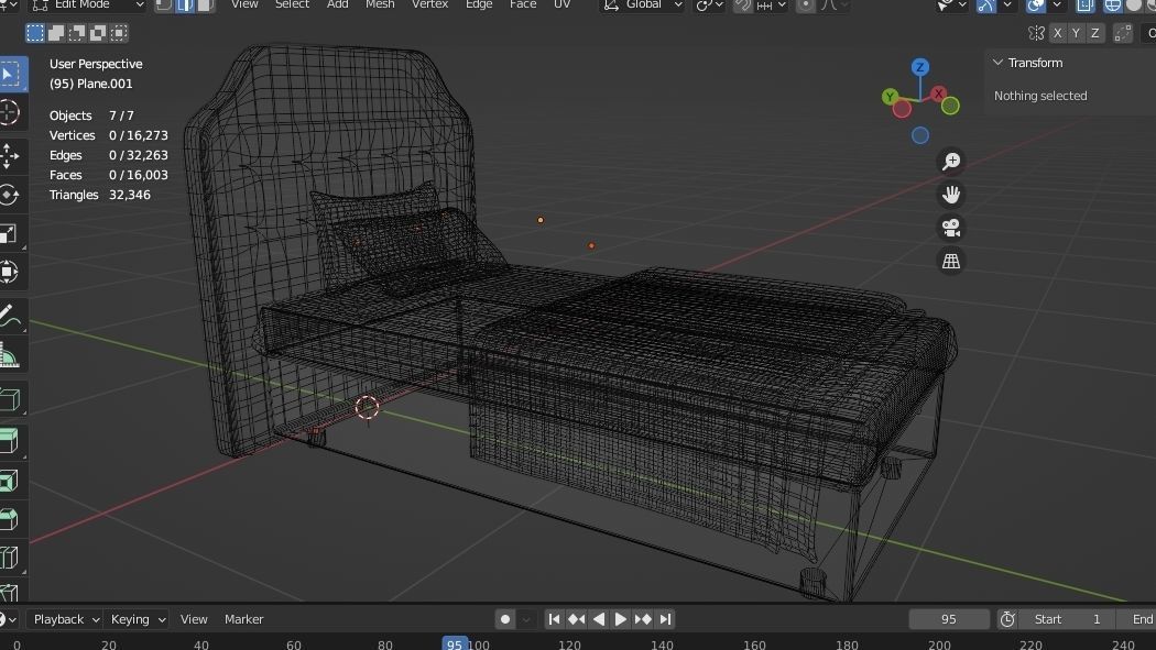 BED MODELS-5 PIECES 3D Model Collection_50