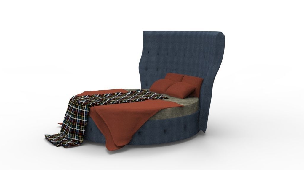BED MODELS-5 PIECES 3D Model Collection_24