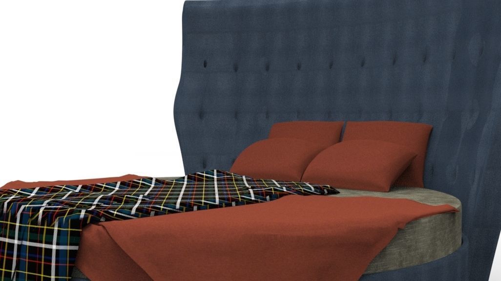 BED MODELS-5 PIECES 3D Model Collection_76