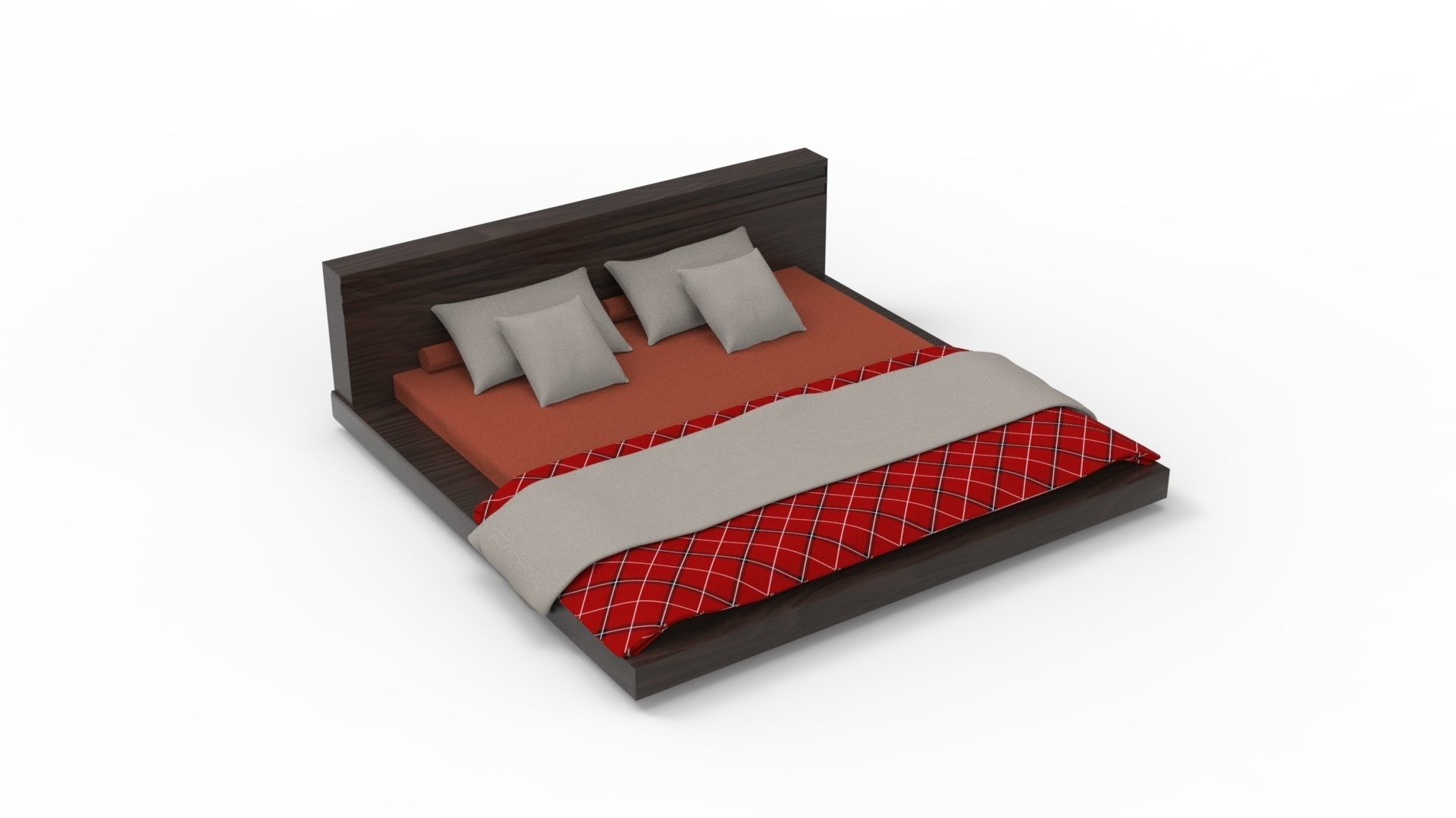 BED MODELS-5 PIECES 3D Model Collection_78