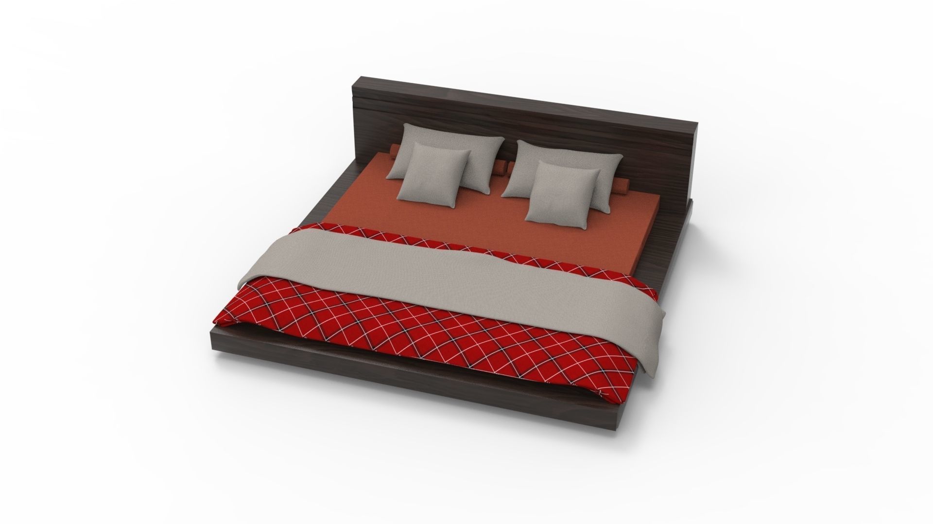 BED MODELS-5 PIECES 3D Model Collection_86