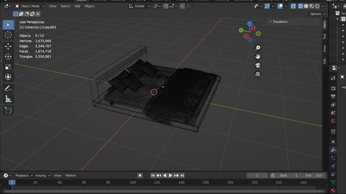 BED MODELS-5 PIECES 3D Model Collection_70