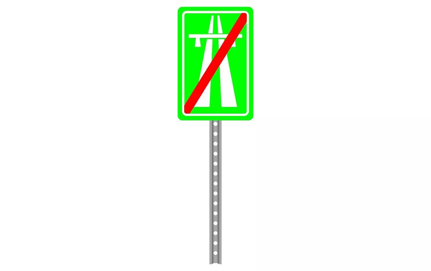 highway end 3D model_0