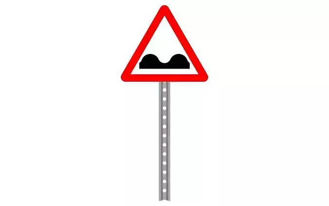 hump sign 3D model
