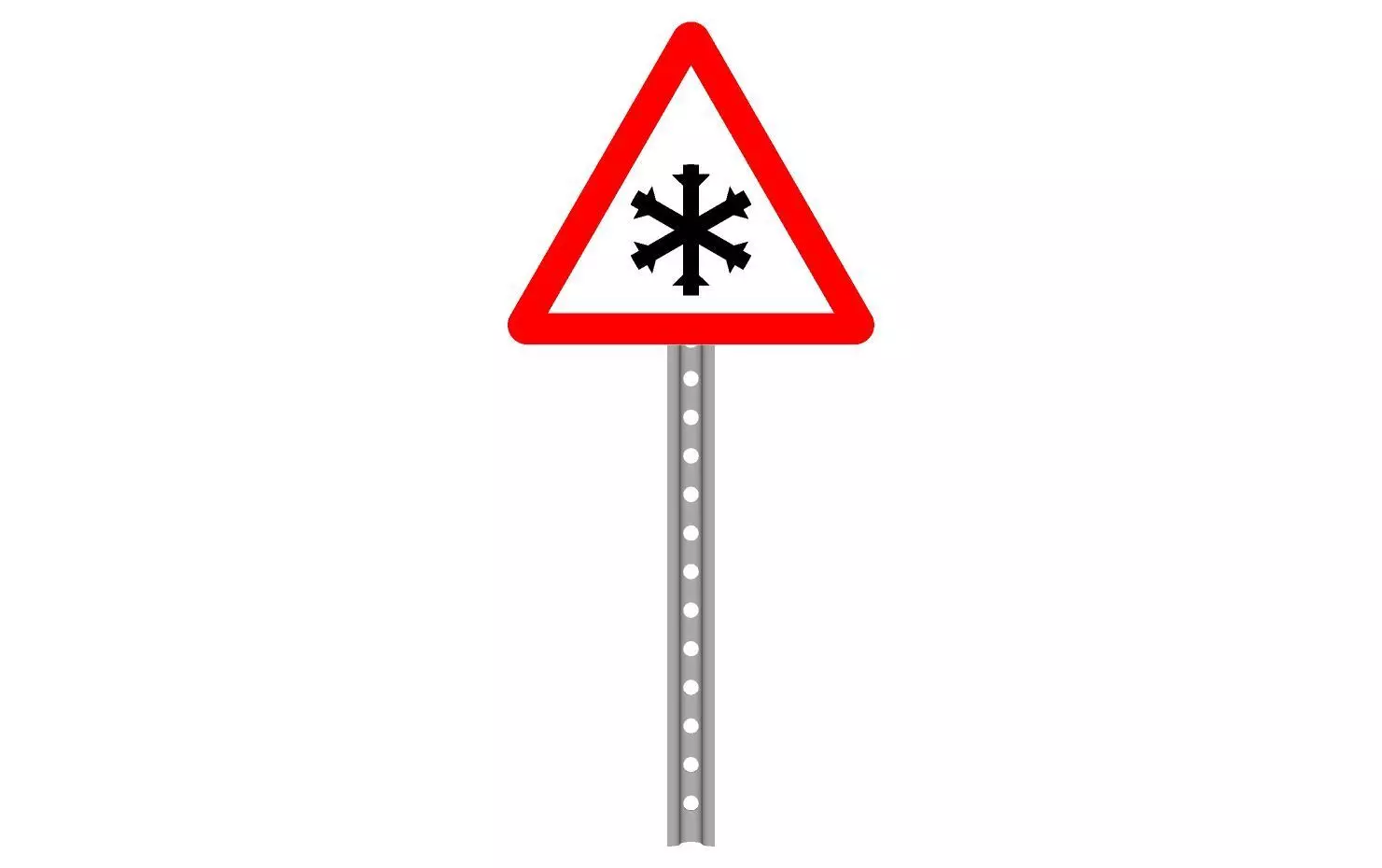 icy road 3D model