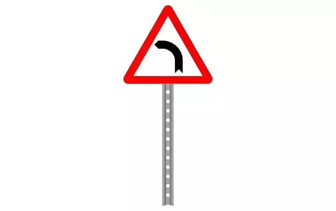 left curve 3D model