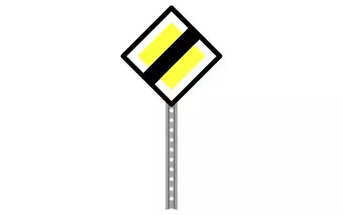 main road end 3D model
