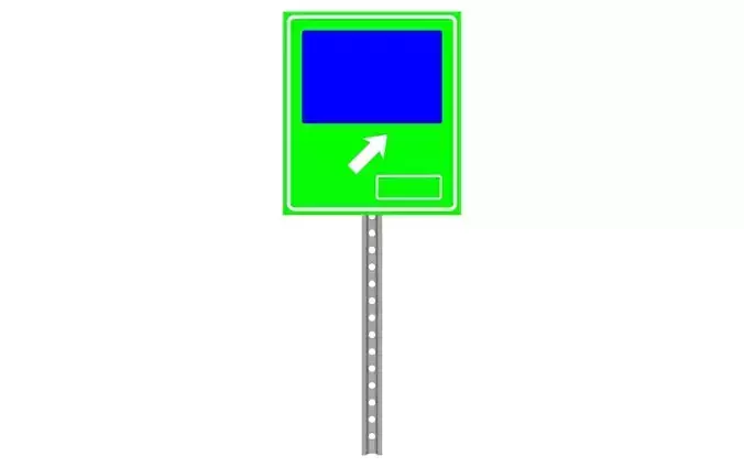 middle median direction