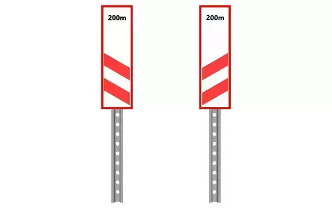 railway level crossing 200m