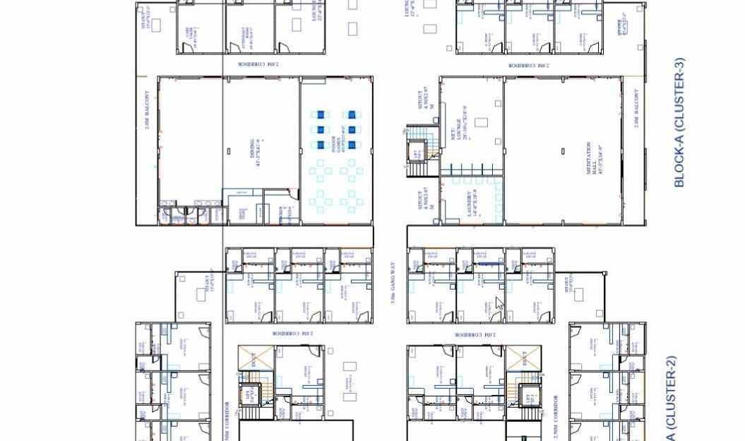 residential complex complete project revit 3D model_11