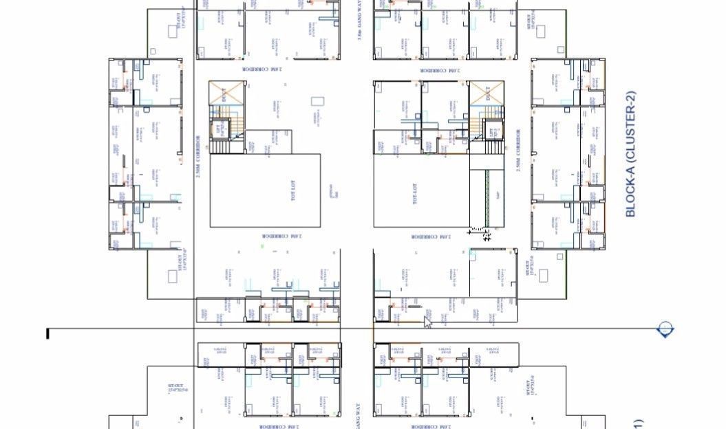 residential complex complete project revit 3D model_7