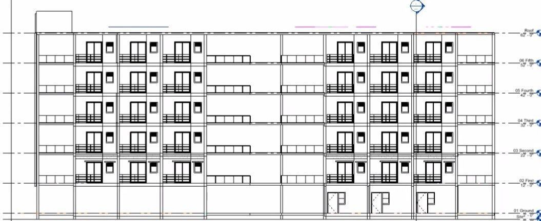 residential complex complete project revit 3D model_14