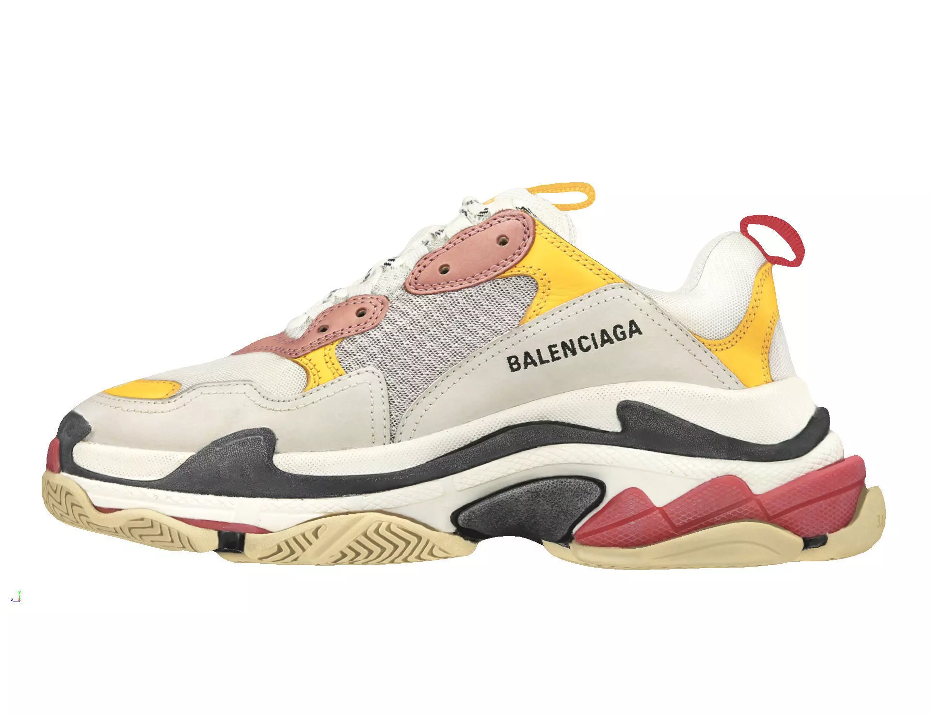Balenciaga triple s trainers 3D model