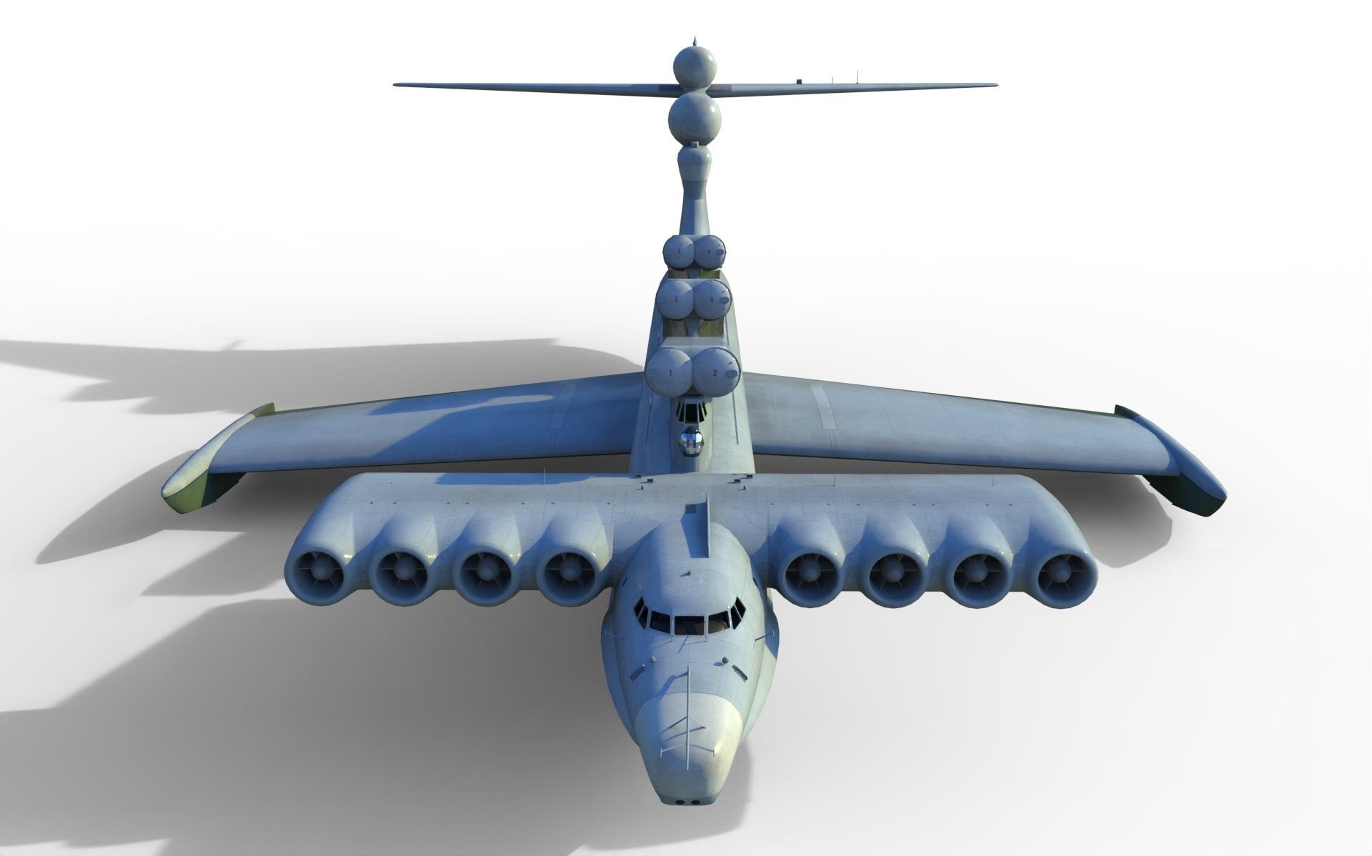 Lun-class ekranoplan project 903 3D model_8