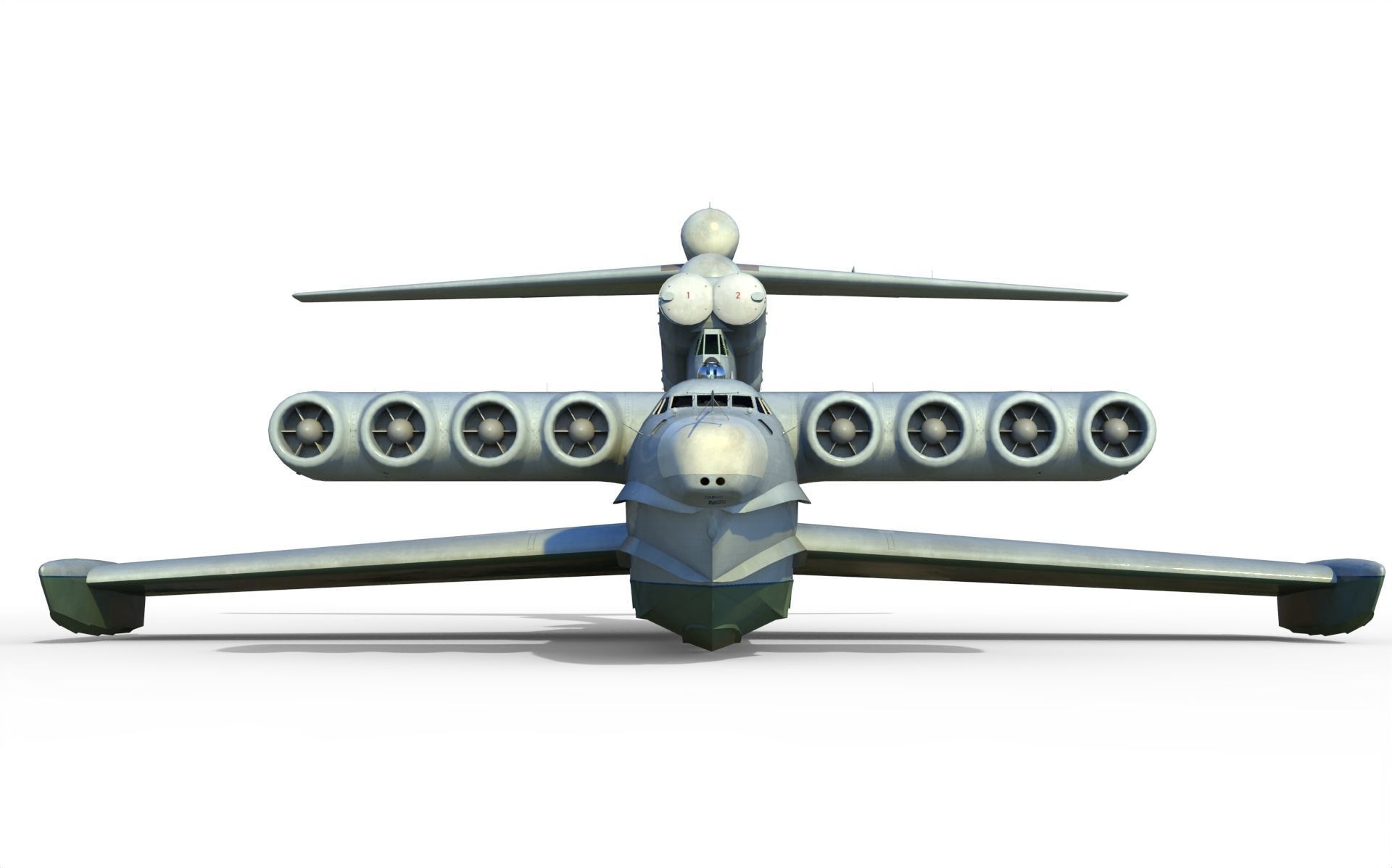Lun-class ekranoplan project 903 3D model_5