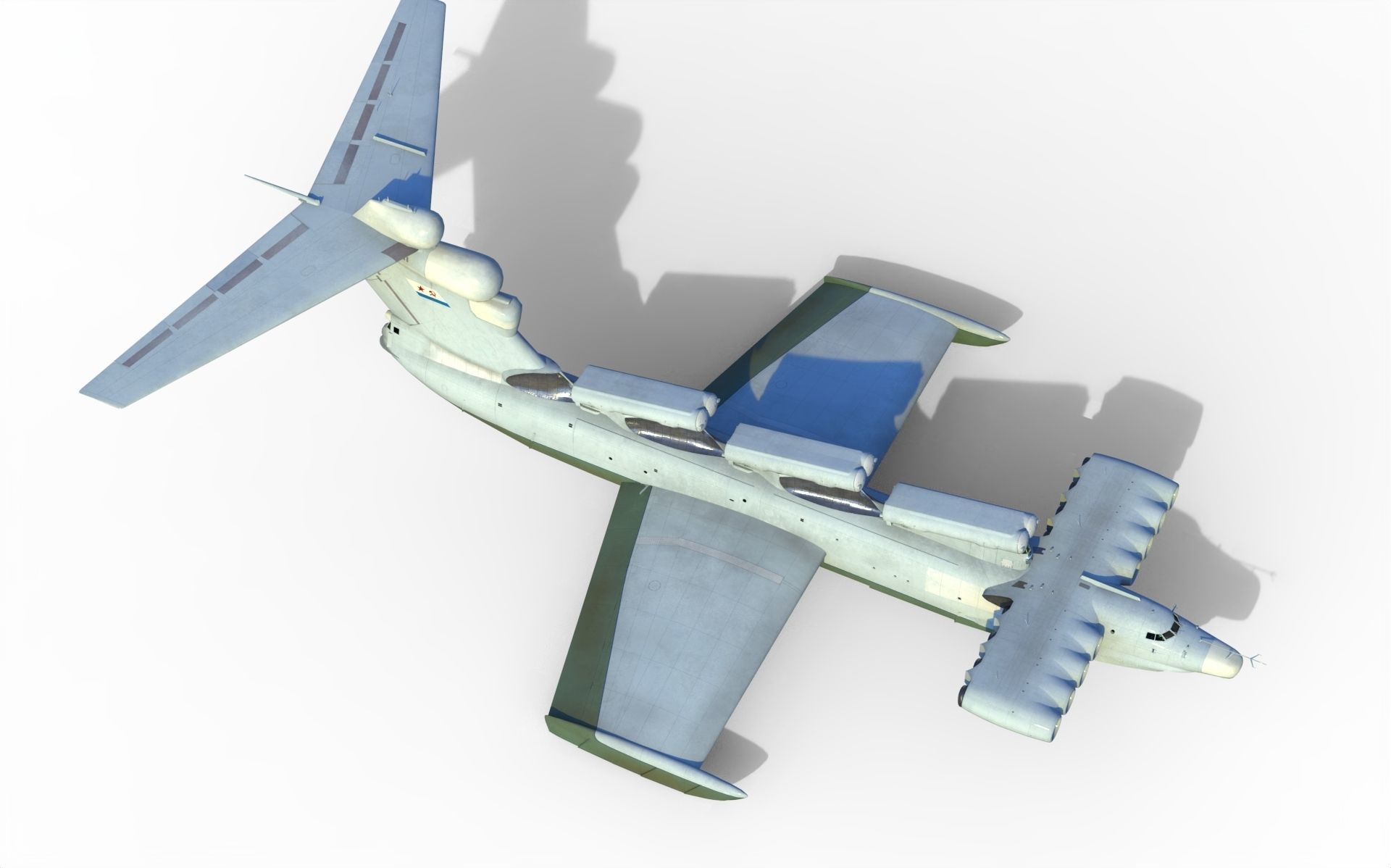 Lun-class ekranoplan project 903 3D model_2