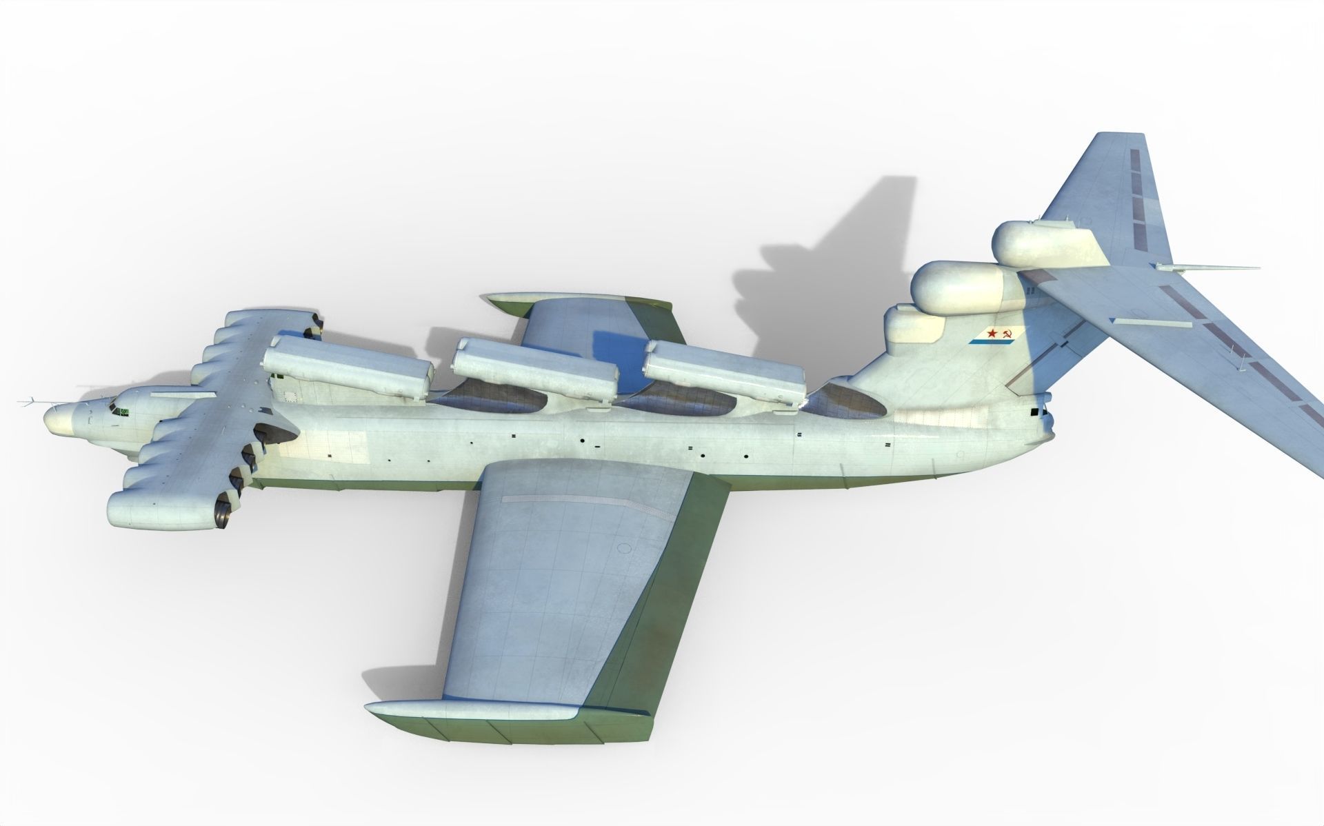 Lun-class ekranoplan project 903 3D model_7