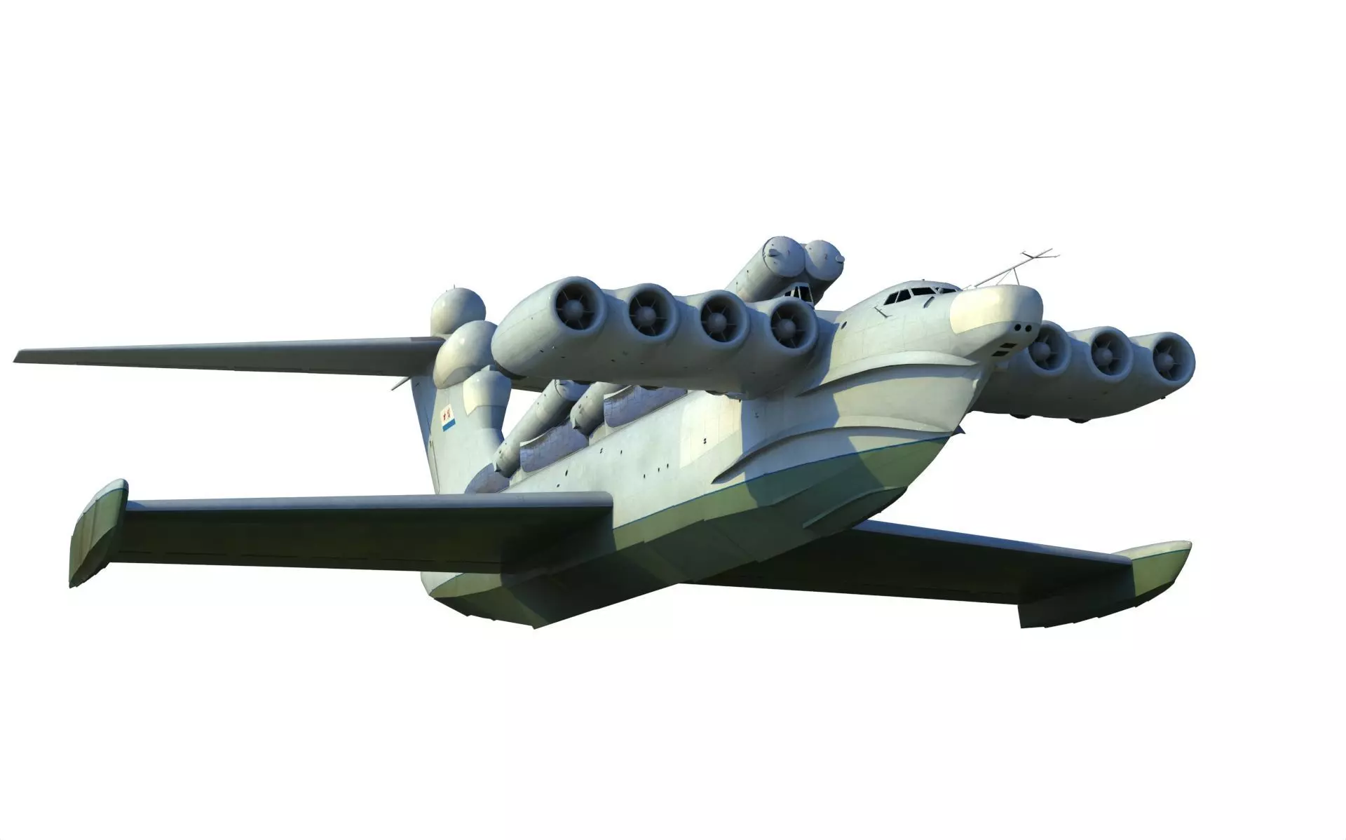 Lun-class ekranoplan project 903 3D model_0