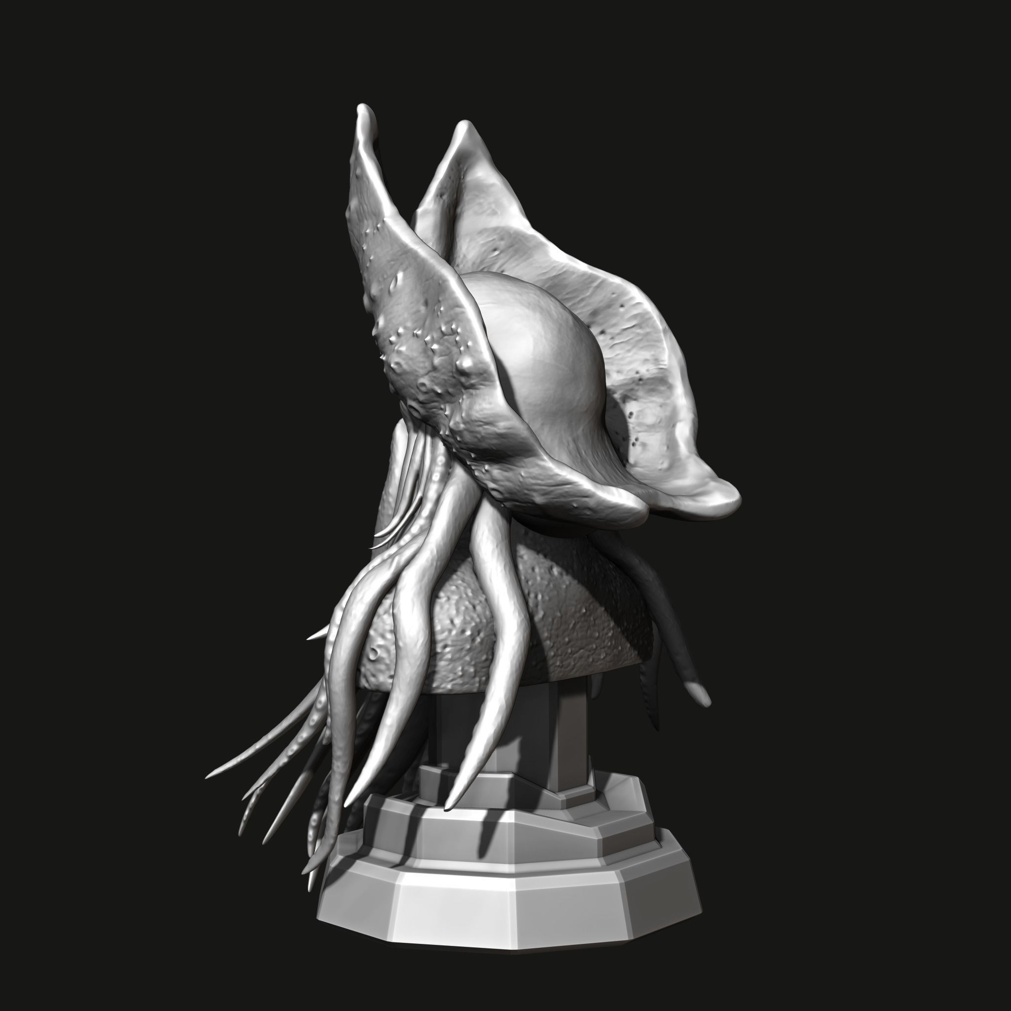 Davy Jones Bust  -  3D print model 3D print model_2