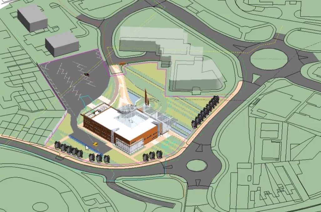 university complete revit project 3D model_23