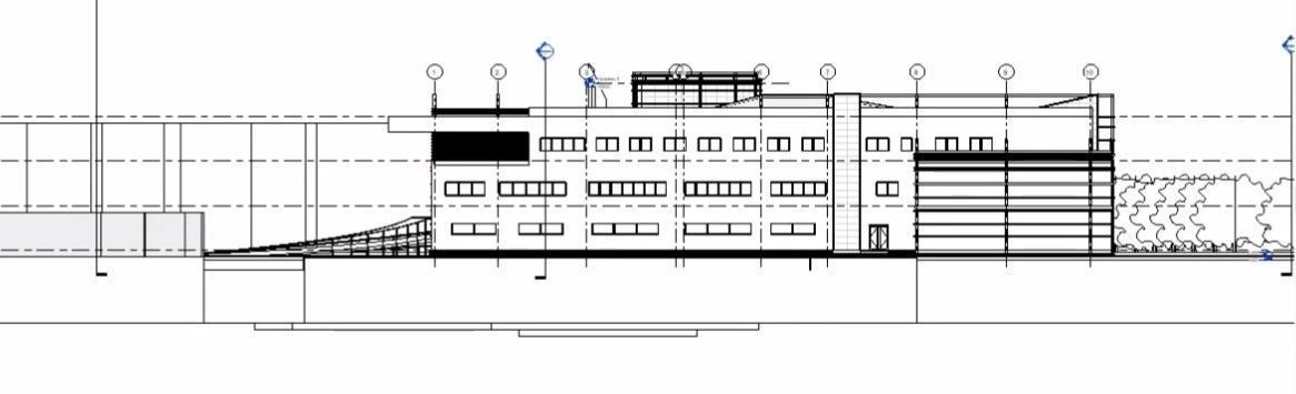university complete revit project 3D model_22