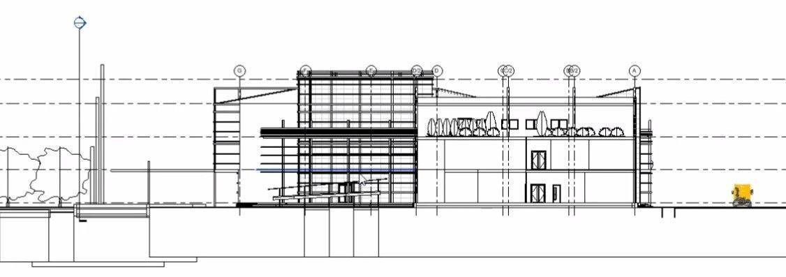 university complete revit project 3D model_15