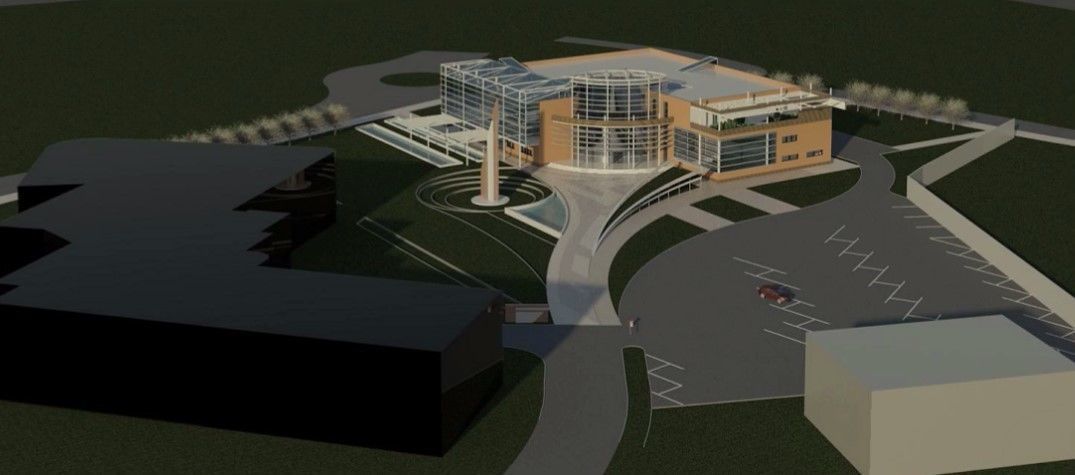 university complete revit project 3D model_3