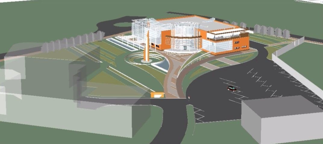 university complete revit project 3D model_16