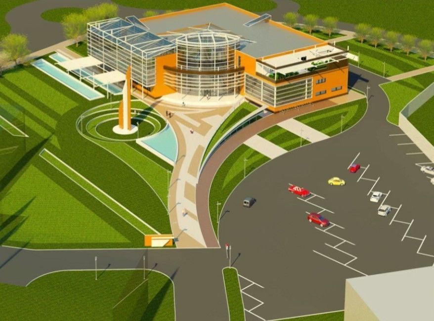 university complete revit project 3D model_20