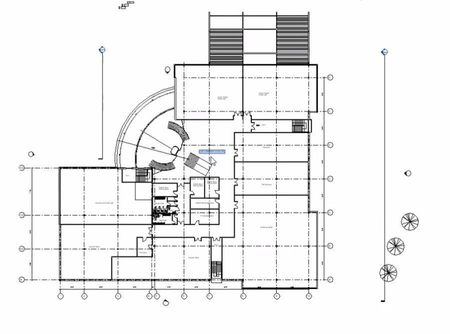 university complete revit project 3D model_14