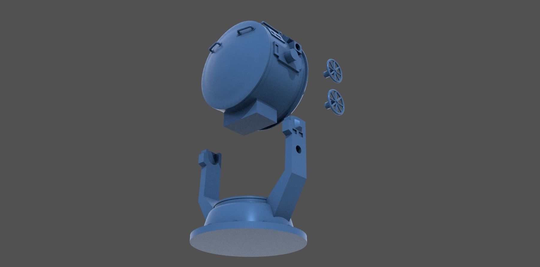 Yamato Search light 150cm - Personal license - 1-100 scale 3D print model_4