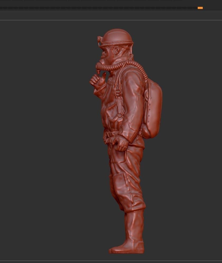 RESCUE MINER MAN 3 3D print model_2