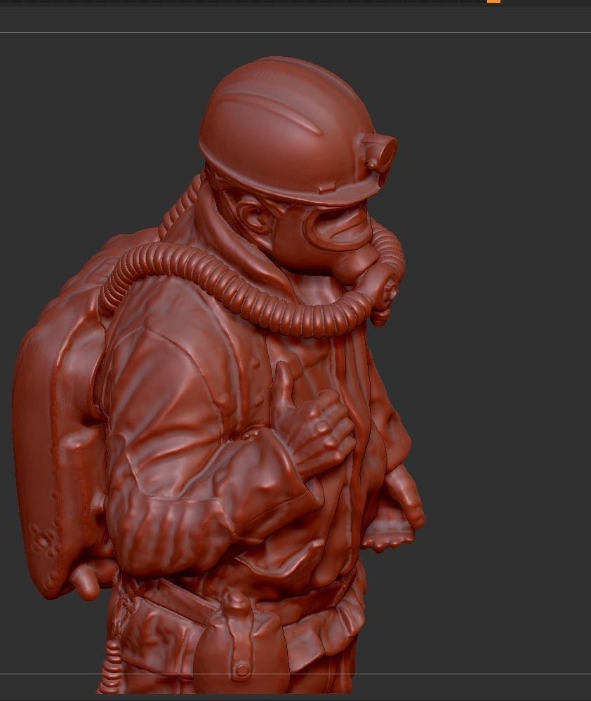 RESCUE MINER MAN 3 3D print model_8