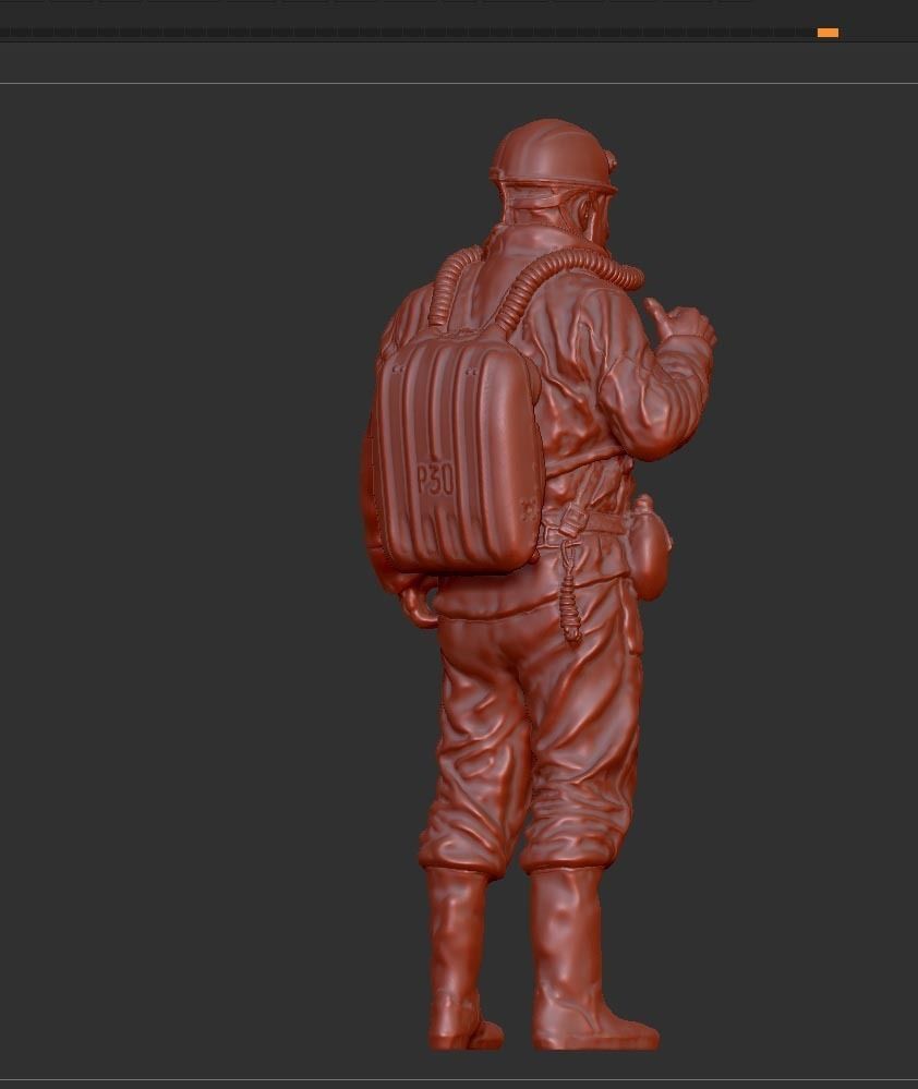 RESCUE MINER MAN 3 3D print model_5