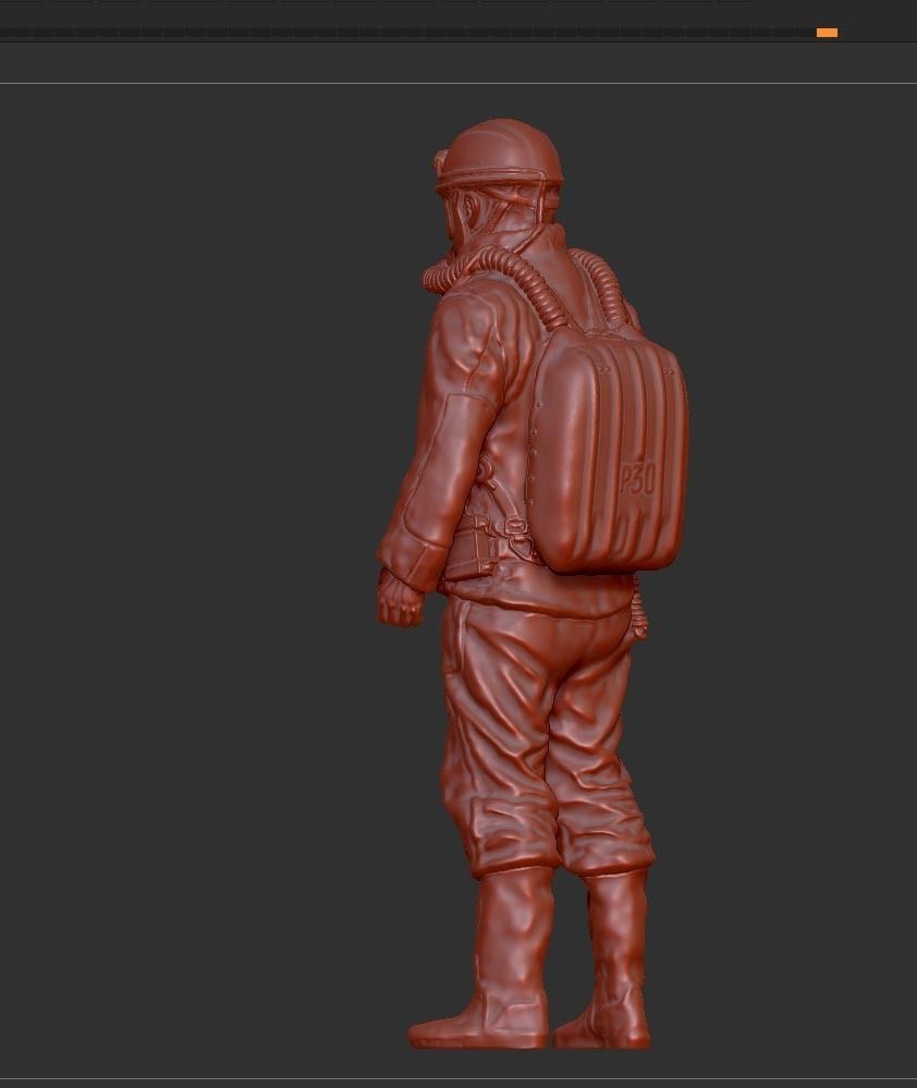 RESCUE MINER MAN 3 3D print model_3