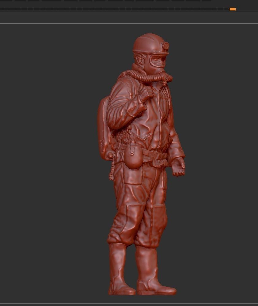 RESCUE MINER MAN 3 3D print model_7